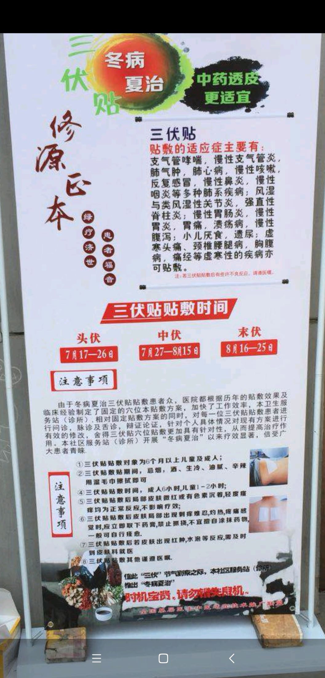 1、介紹三伏貼敷